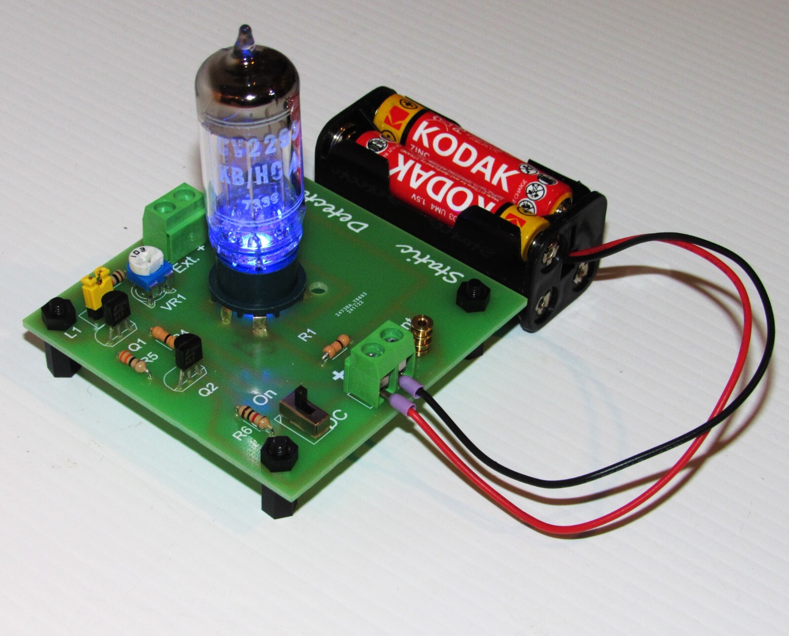 Static  Detector with display XB1  tube valve  ASSEMBLED TESTED