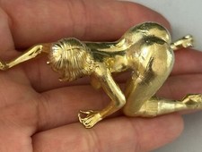 Asian Copper Casting Young Girl Art Ornaments Statue Collection Table Decor picture