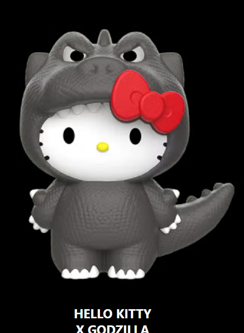 2026 McDONALD'S Hello Kitty X Godzilla HAPPY MEAL TOYS Or Set 2026 McDONALD'S Hello Kitty X Godzilla HAPPY MEAL TOYS Or Set