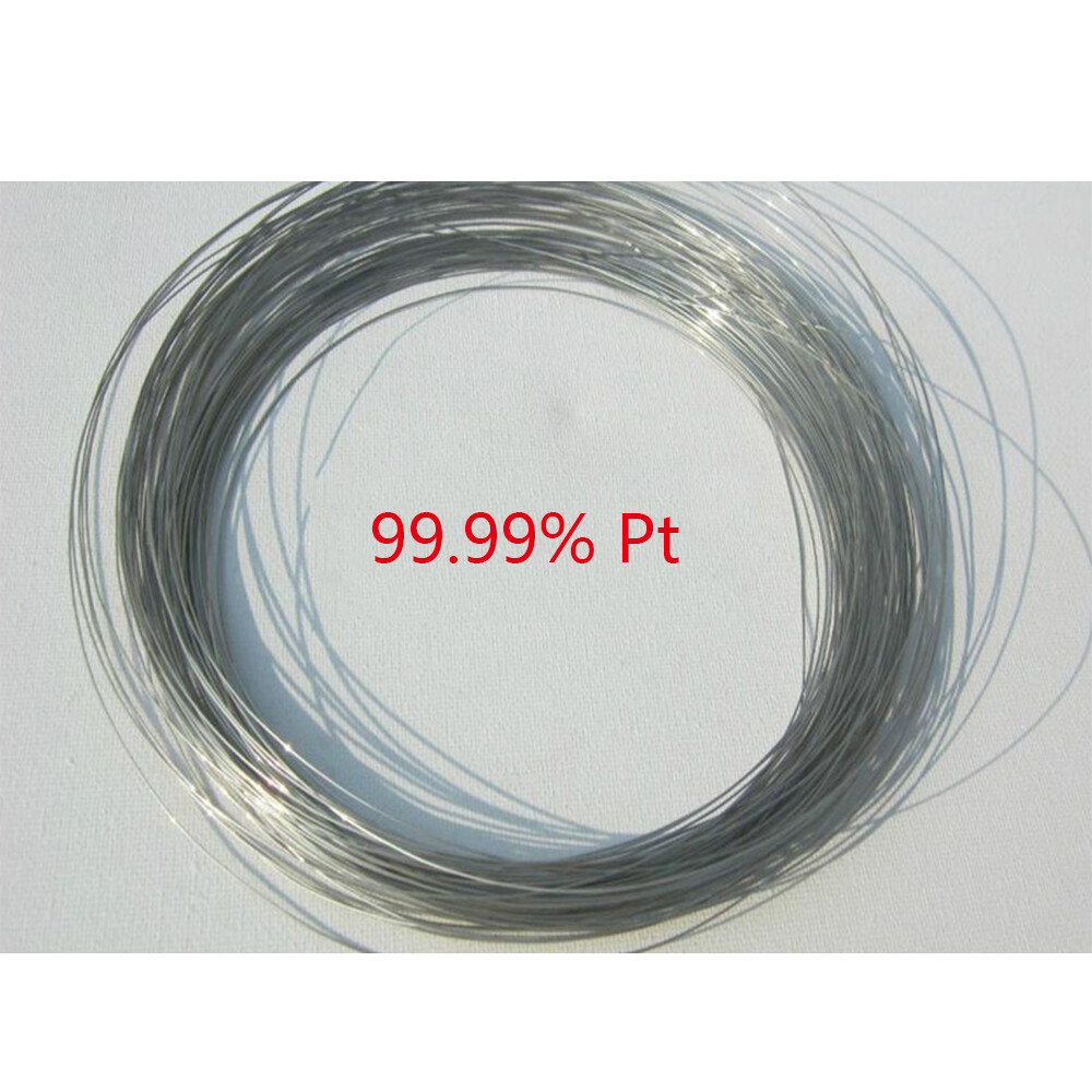 1pcs 99.99% Purity Platinum Pt Metal Wire Diameter 0.1mm - 1mm Flame Reaction 1pcs 99.99% Purity Platinum Pt Metal Wire Diameter 0.1mm - 1mm Flame Reaction