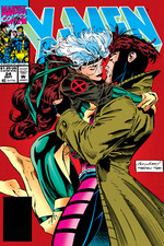 X-Men 90's Comic Book Poster Issue 24 Rogue Gambit Kiss picture