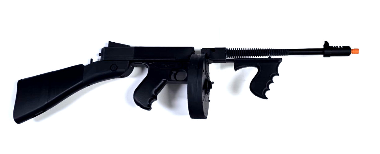 Replica Thompson Tommy Submachine Gun Full Size 1:1 Prop For Fantasy & Cosplay Replica Thompson Tommy Submachine Gun Full Size 1:1 Prop For Fantasy & Cosplay