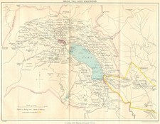 INDIA. Naini Tal (Nainital) & environs. Hill station Lake. Uttarakhand 1924 map picture