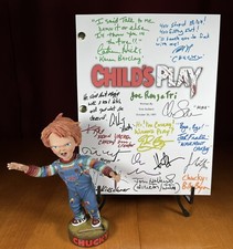 Child's Play Script Signed- Autograph Reprints- 119 Pages- Chucky- Horror Movies picture