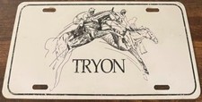 Tryon Steeplechase Booster License Plate Horse Races Racing Riding and Hunt Club picture