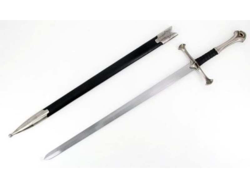 39.5" Medieval Warrior Middle Ages Black Broad Style Sword & Matching Scabbard 39.5" Medieval Warrior Middle Ages Black Broad Style Sword & Matching Scabbard