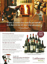 1999 Laithwaites Wine Tony Laithwaite vintage Print AD Advertisement picture