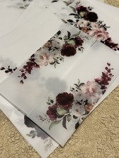 wedding Stationary New/unused: floral stationery/envelope picture