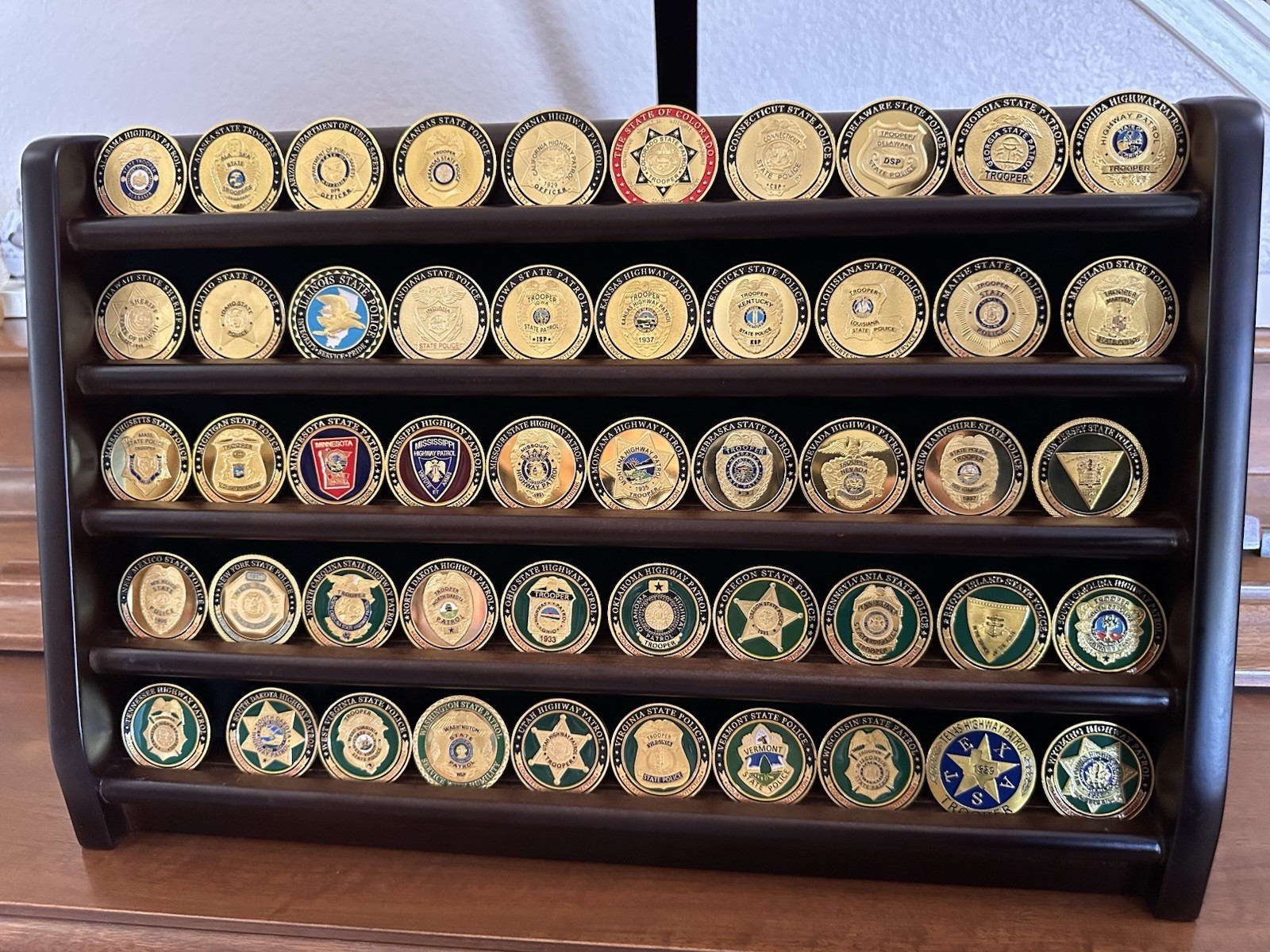 Lot Of 50 States Police Departments Challenge Coins. Great Gift. New Fast Ship Lot Of 50 States Police Departments Challenge Coins. Great Gift. New Fast Ship