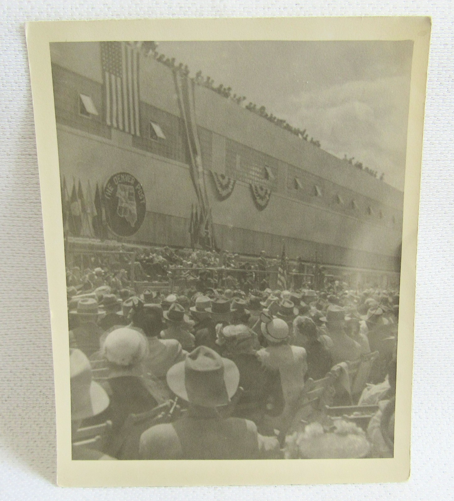 Denver Post 15th & California Ave Colorado Newspaper Political Photo Photograph