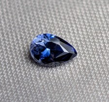 Benitoite: Eye clean, pear shape gemstone 0.20 ct picture