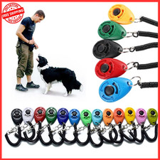 Dog Training Clicker with Wrist Strap Pet Puppy Cat Obedience Trainer Sound Aid picture