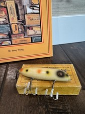 South Bend Bass-Oreno 973-Antique Fishing Lure- Glass Eye (GL) with Original Box picture
