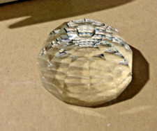 Swarovski Crystal: VEGA Large 62mm Facetted Half Ball Paperweight - Clear picture
