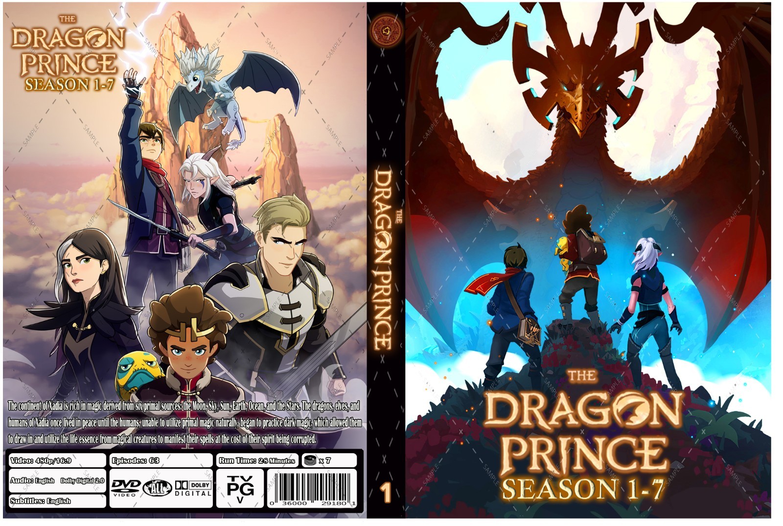 Animated Show The Dragon Prince Complete Collection S 1-7 in Eng Animated Show The Dragon Prince Complete Collection S 1-7 in Eng