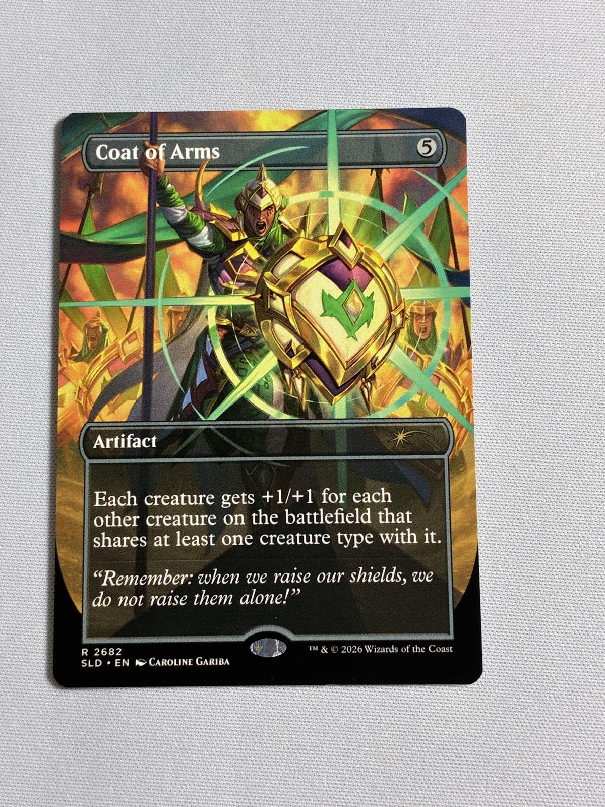 Magic the Gathering MTG Secret Lair Their Magic is Limitless COAT OF ARMS