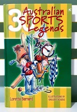 30 Australian Sports Legends! HC Book by Loretta Barnard! picture