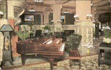 Seattle WA Hotel Washington Annex Lobby c1900s-10s Vintage Postcard picture