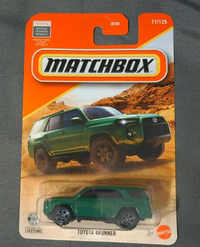Matchbox Toyota 4Runner 77/125 Green 2026 Read Info