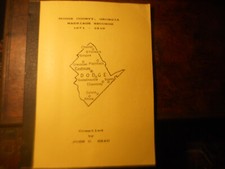 GEORGIA GENEALOGY DODGE County MARRIAGE Records 1871-1919 John C Head 1988 picture