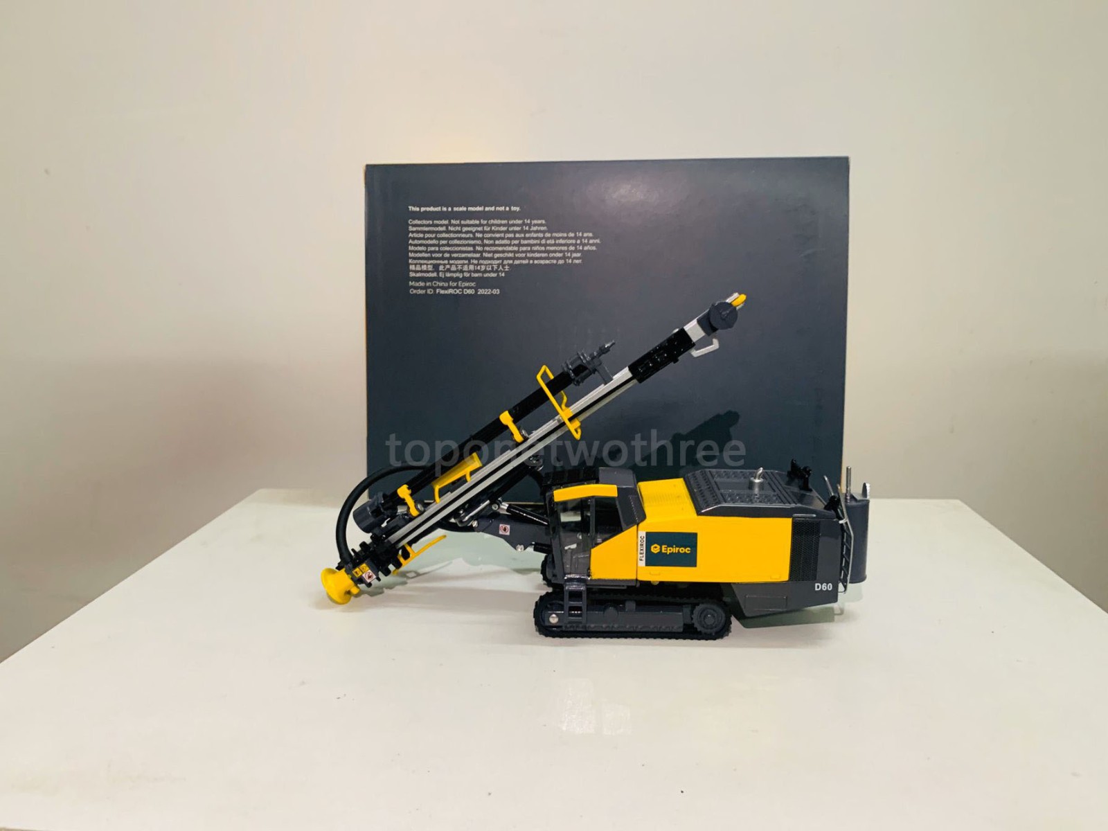 RARE Epiroc FlexiROC D60 Rock Drilling Rig 1:50 Scale DieCast Collection Model
