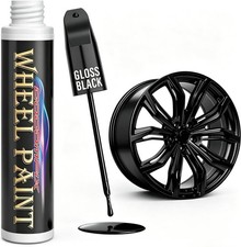 Gloss Black Rim Touch Up Paint, Rim Paint Pen, Car Wheel Scratch Repair Kit f... picture