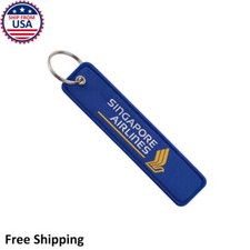 Singapore Airlines Collectibles Car Keychain Travel Luggage Bag Tag picture