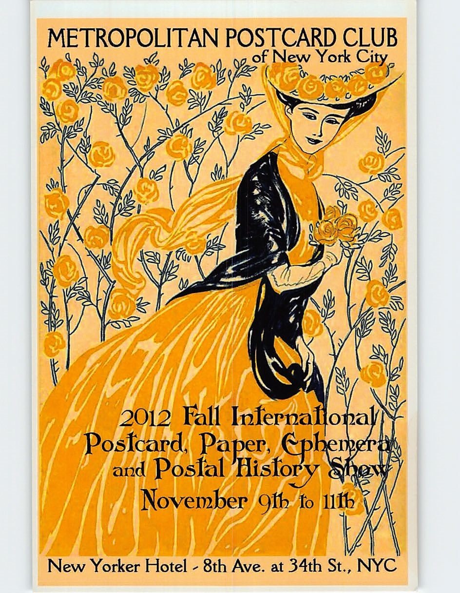 Postcard 2012 Fall International Postcard & Postal History Show Advertisement Postcard 2012 Fall International Postcard & Postal History Show Advertisement