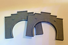 X2 HO Scale Stone Arch Tunnel Portal – Classic Masonry Brick Model Railroad 1:87 picture