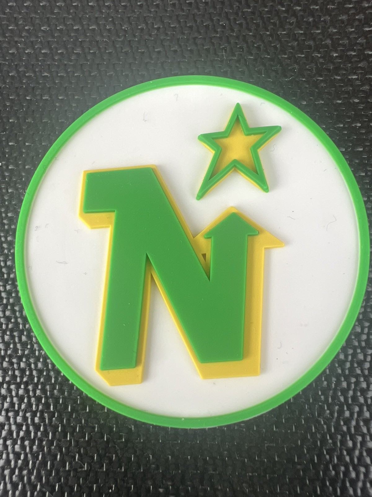 VINTAGE RETRO COLLECTION NHL MINNESOTA NORTH STARS RUBBER STANDINGS BOARD MAGNET