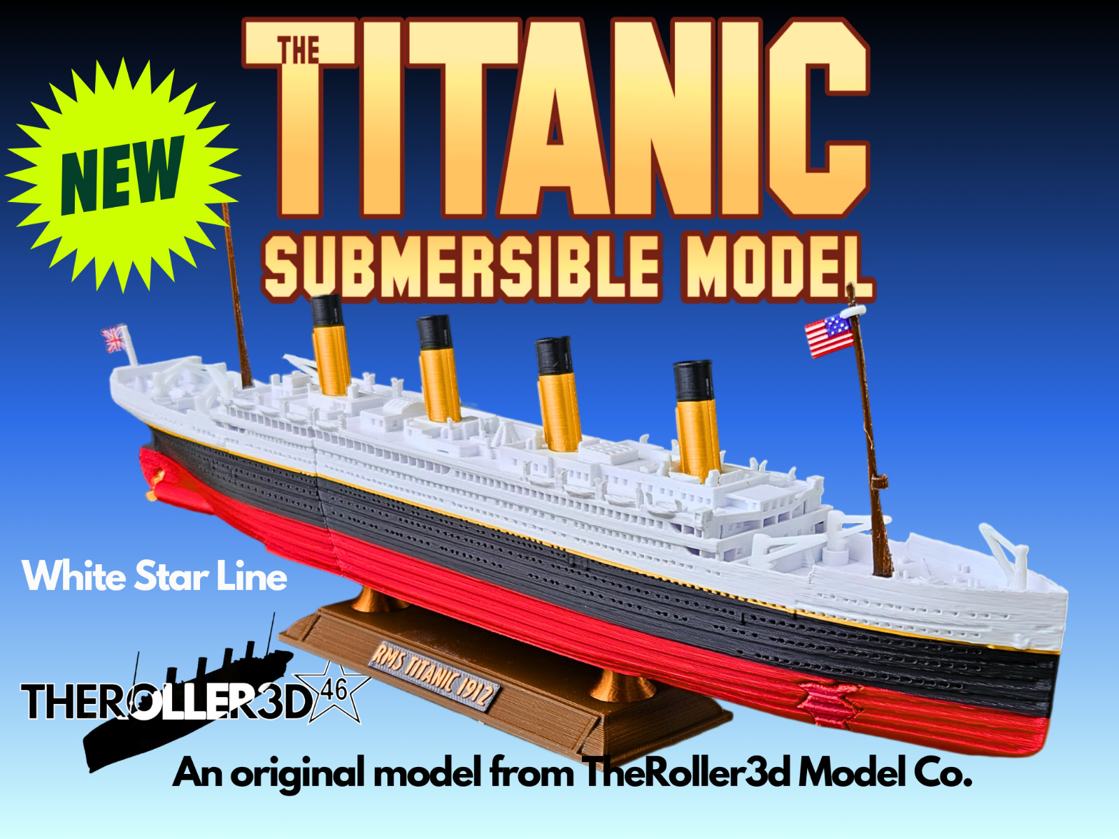 Titanic Submersible Model Dual Action Toy Floating/Sinking Mode by TheRoller3d Titanic Submersible Model Dual Action Toy Floating/Sinking Mode by TheRoller3d