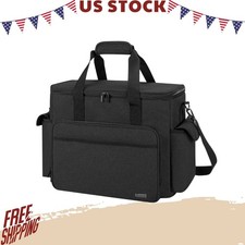 NEW Large Scrapbook Craft Organizer Tote Bag with Laptop Sleeve Multiple Pockets picture