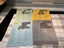 Kenworth Trucks standard  And Optional Equipment Spec Sheets 1978 picture