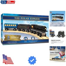 The Polar Express Train, 3 Piece Set, Officially Licensed Collector’s Edition... picture