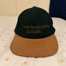 Vintage Wool Suede Bill Blaauwkrantz Safaris Hat Duck South Africa Arthur Rudman picture