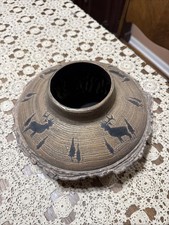Southwest Rustic Handmade Pottery Piece EUC picture