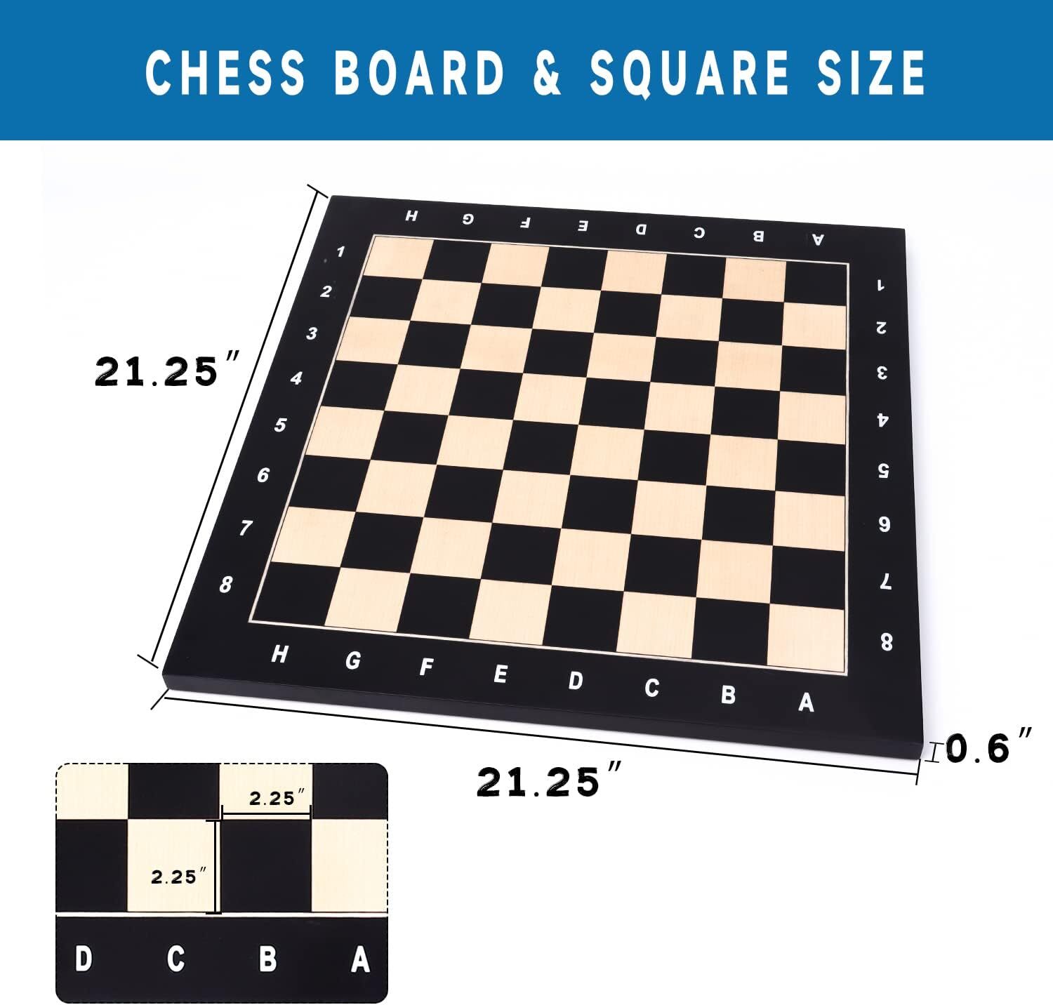 GSE 15"/19"/21" Professional Tournament Chess Board. Chessboard Only GSE 15"/19"/21" Professional Tournament Chess Board. Chessboard Only