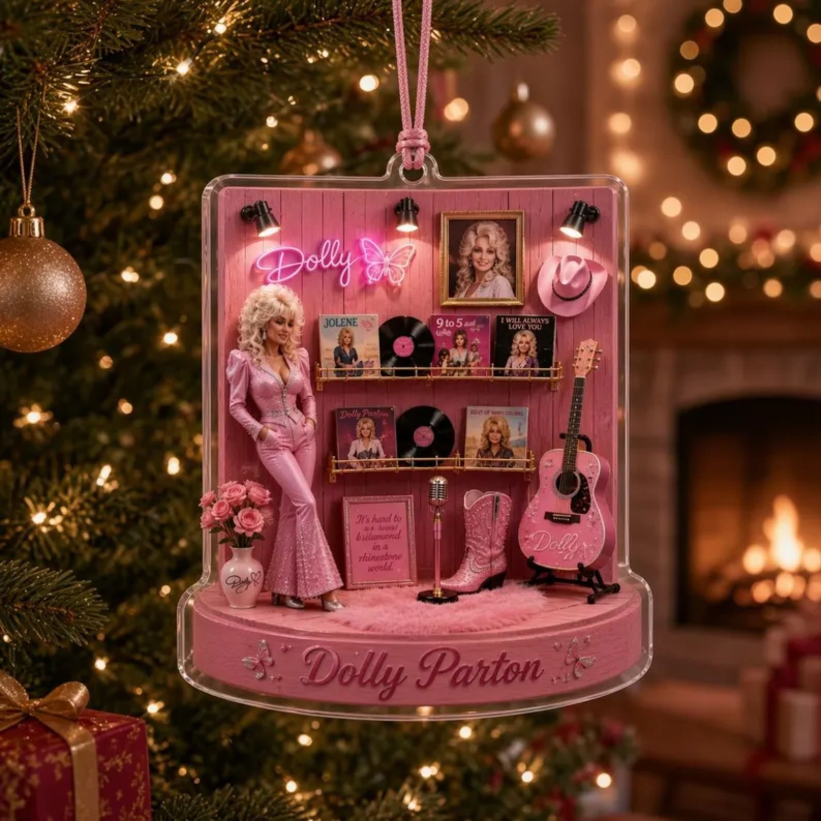 Dolly Parton Memorial Acrylic Ornament 2026 Country Music Tribute Dolly Parton Memorial Acrylic Ornament 2026 Country Music Tribute