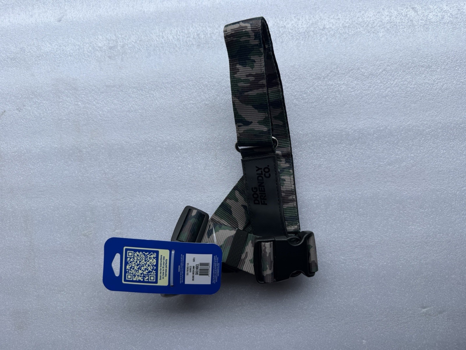NEW Dog Friendly Co. Harness HGCL, Green Camo Color, Large Size