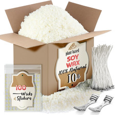 Organic Soy Candle Wax for Candle Making, 10 Lbs Natural Candles Making Supplies picture
