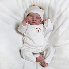 Realistic Newborn Baby Dolls Vinyl Silicone Real Lifelike Reborn Girl Doll Gift picture