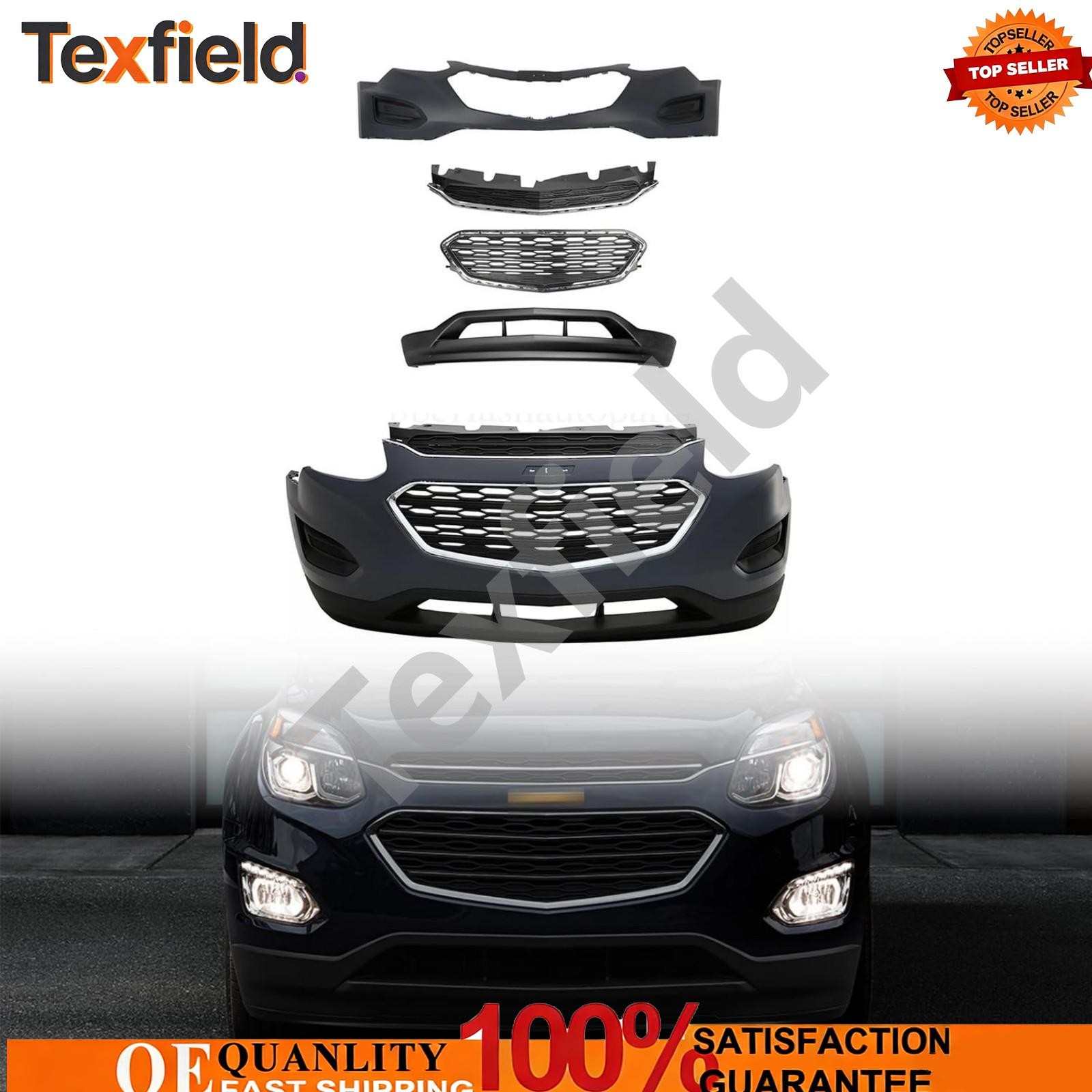 Complete Bumper Cover Fits 2016-2017 Chevy Chevrolet Equinox New W/Grille Front Complete Bumper Cover Fits 2016-2017 Chevy Chevrolet Equinox New W/Grille Front