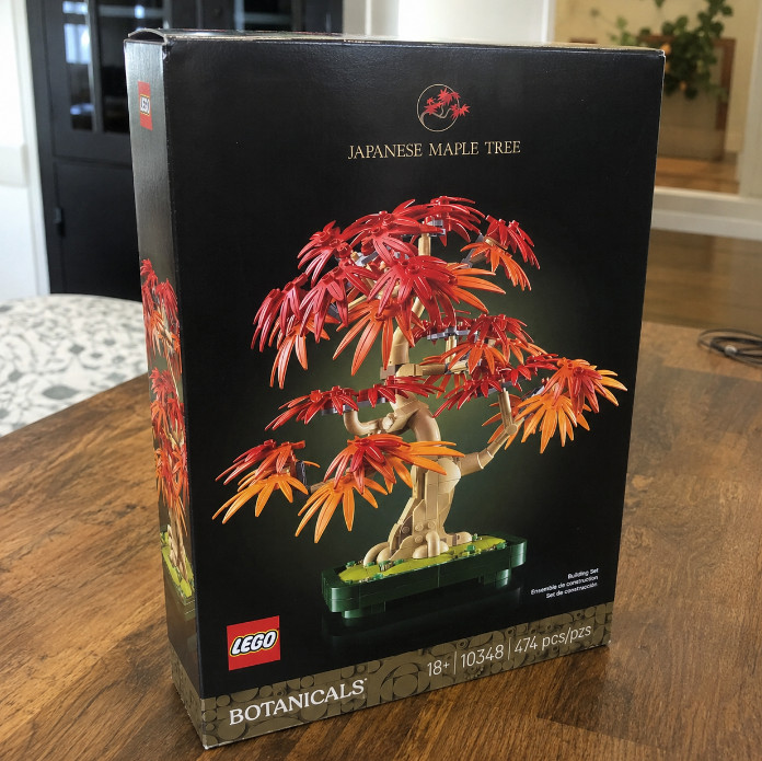 LEGO Botanicals Japanese Red Maple Bonsai Tree Complete Set 474 Piece (10348)