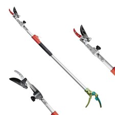Telescopic Garden Pruner & Fruit Picker, Cuts Up to 1" Branches, 6.23-10.5 FT picture