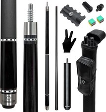 58inch Carbon Fiber Pool Cue Stick W/ Leather Carry Bag for Billiards( 4 Colors) picture