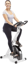 Upright Exercise Bike Foldable w/ Resistance for Cardio and Strength Training picture