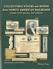 Cox Catalog - 3rd Ed. Stocks and Bonds of North American Railroads 561 pages picture