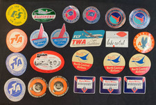Various Airline Luggage Labels - 1930s-1960s - 34 piece LOT picture