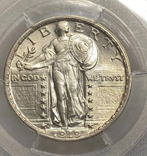 @1919-D Standing Liberty Quarter,RARE This Nice, Choice Unc++ Key Date! picture