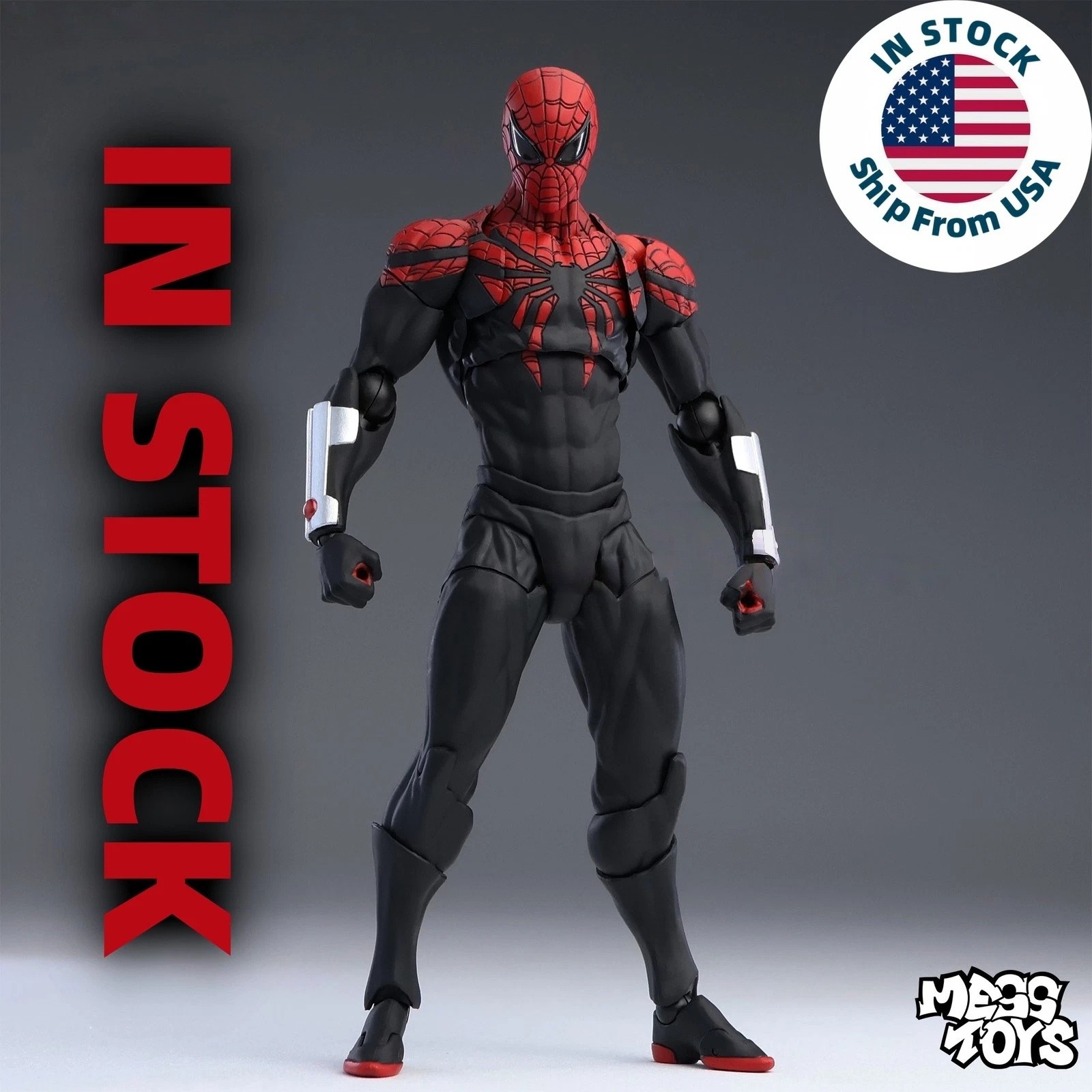 CT Toys Mess Toys Superior Spiderman Octopus Spider Action Figure Boxed US STOCK CT Toys Mess Toys Superior Spiderman Octopus Spider Action Figure Boxed US STOCK